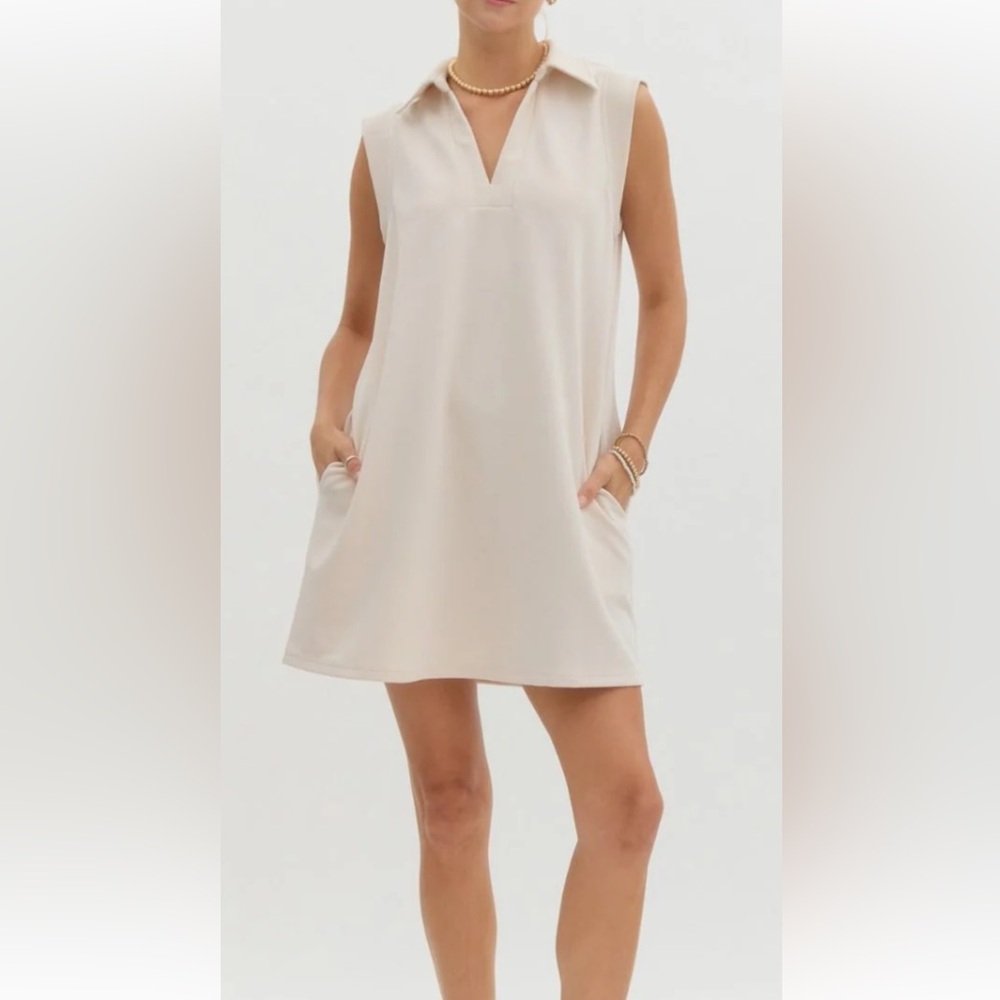 Cynthia Rowley Cream Sleeveless Midi Dress in Sz XL